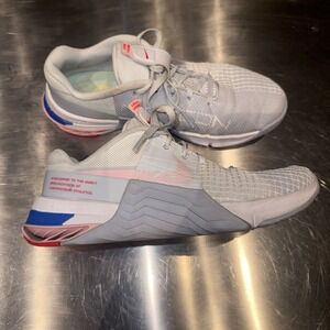 Nike Metcon 8 Grey Pink Blue I Am Strong Training Shoes DO9387-001 Womens